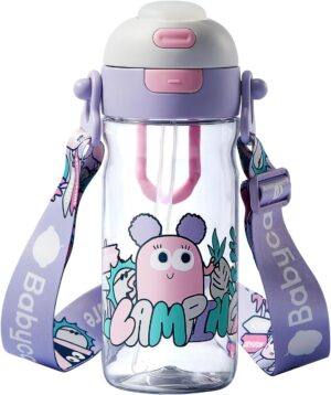 bc babycare Outdoor Toddler Cups, Dual-Way Toddler Cups with Straws